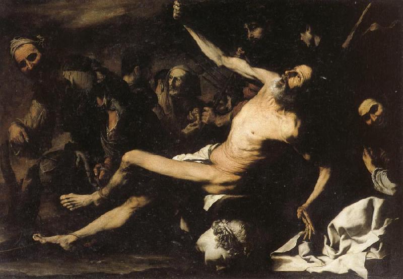 Jusepe de Ribera The Martydom of St.Bartholomew Sweden oil painting art